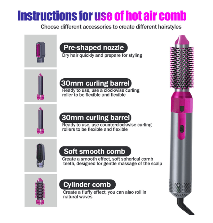 Hot Air Hair Brush